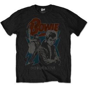 David Bowie Unisex T-Shirt 1972 World Tour